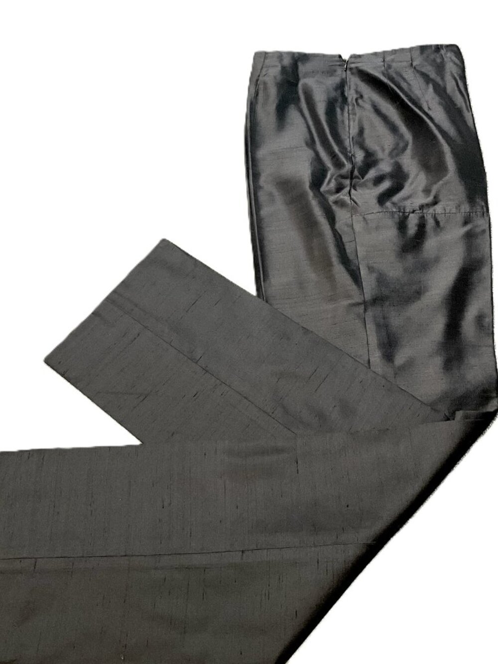Richard Tyler Collection Black Silk Blend Dress Pants Size 38